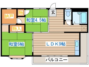 菅原コーポの物件間取画像